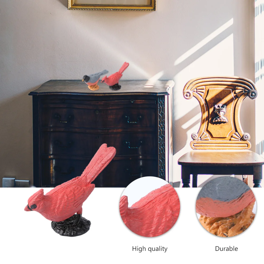 1 комплект моделирование животных игрушки Мини различных птица настольное