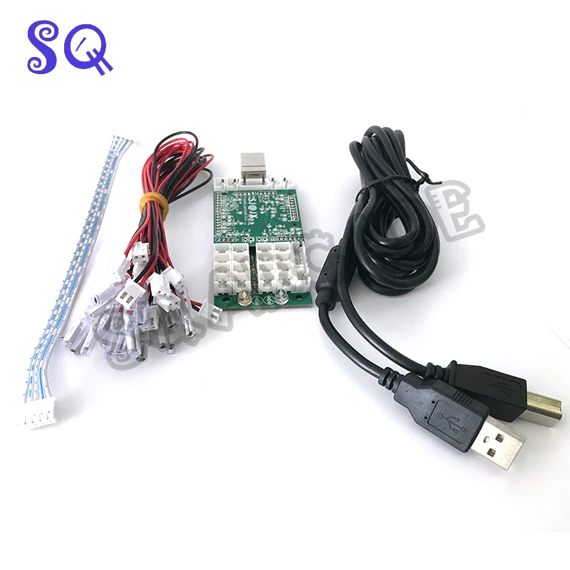 

Бесплатная доставка PS4 / PS3 /PC 3 в 1 Аркада контроллер USB к кнопочный джойстик Клавиатура энкодера с кабелем провода