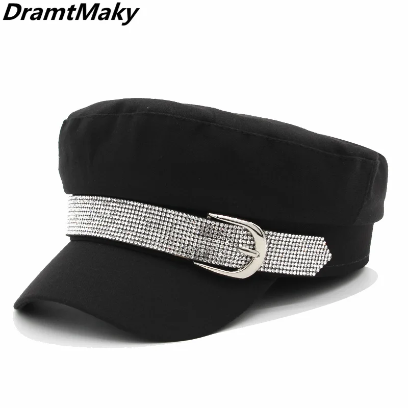 

NEW diamond beret femme octagonal hats for women flat military caps women's hat casual berets hat gorras gorro Autumn Cap boina