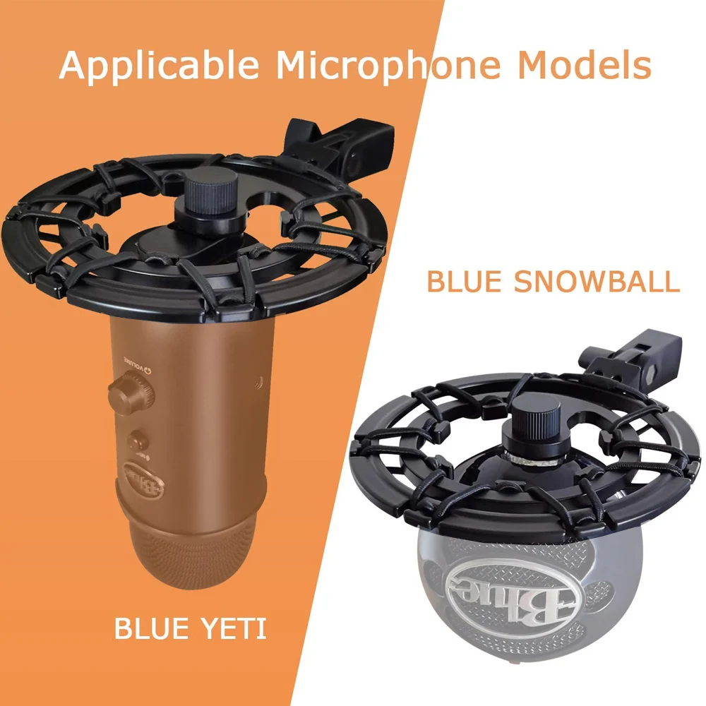 Montagem para Microfone Vibração e Choque Microfone Choque Azul Mais Recente Liga Shockmount Reduz Ruído Combinando Boom Braço Suporte