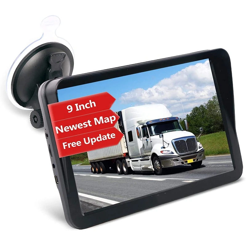 

Sat Nav, 9 Inch GPS Navigation Pre-Installed UK Europe Maps for Car Truck Lorry Motorhome POI Search, Speed Camera Alert