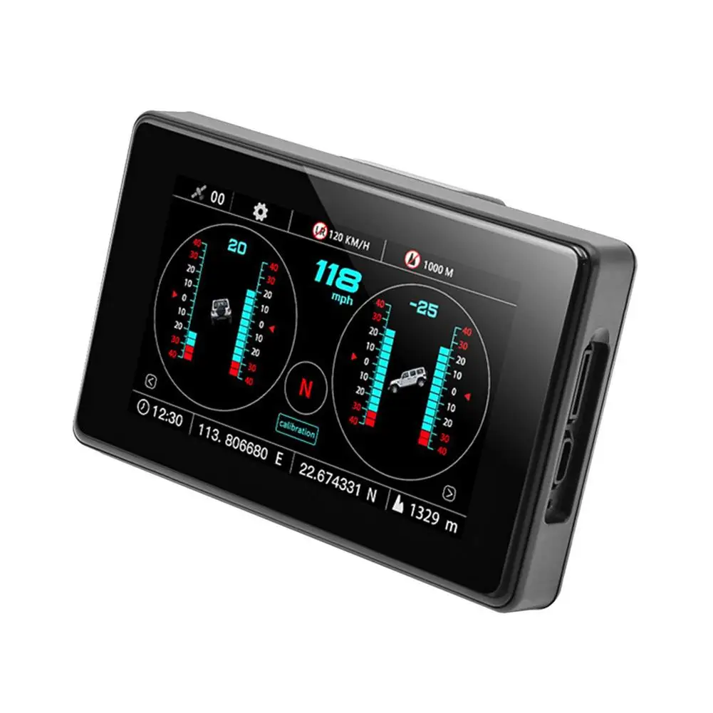 

Автомобильный дисплей HUD на лобовое стекло, дисплей HUD на лобовое стекло, сенсорный экран, универсальный цифровой датчик скорости с сигнализ...