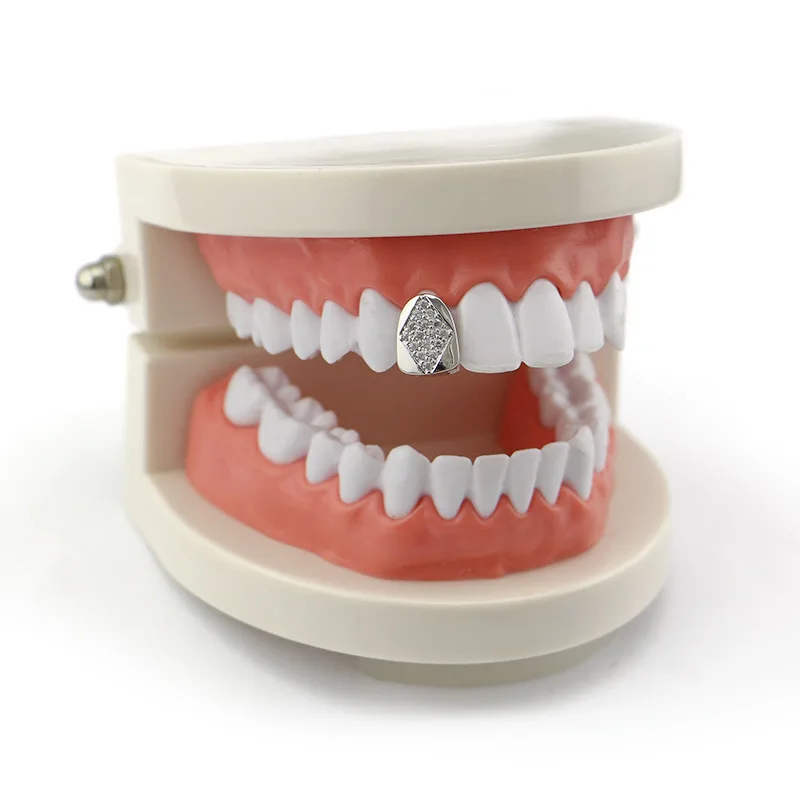 Гриль для зубов в стиле хип-хоп золотистый/серебристый цвет | Украшения и