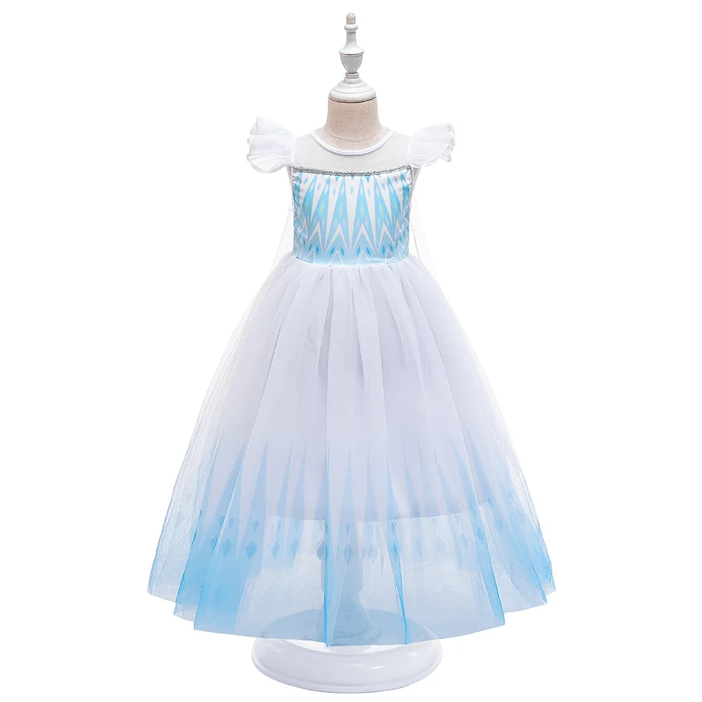

2021 Girls Summer Dress Princess Costume Halloween Carnival Children Dress Up Kids Dresses for Girls Clothing Size 4-10 Years