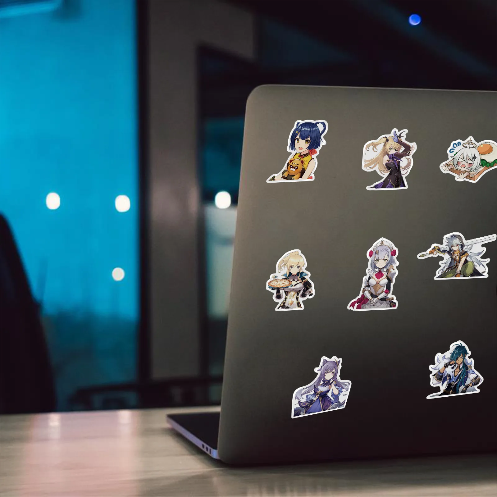 

10/50PCS Anime Genshin Impact Game Toy Stickers Decoration Graffiti Bicycle Luggage Laptop Books Cartoon Children Gift Girls