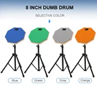 Тренировочный барабан 8 дюймов с подставкой, 3 цвета на выбор