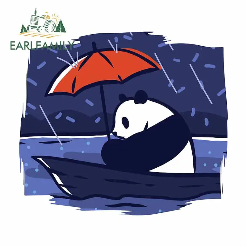 EARLFAMILY 13 см x 11 7 наклейки на машину с изображением панды интересные тонкой