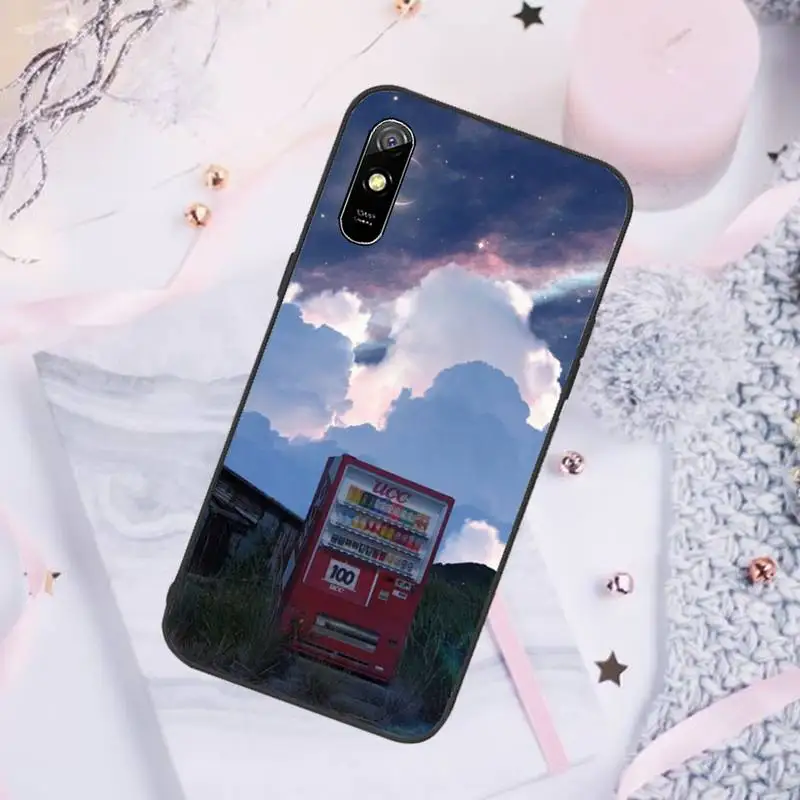 

Moon starry sky sun creative illustration Phone Case For Xiaomi Mi Redmi Note 7 8 9 pro 8T 9T 9S 9A 10 Lite pro