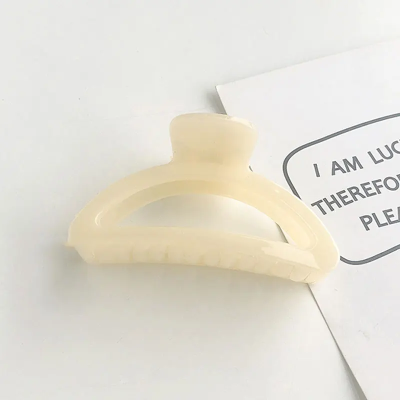 

Shark Hair Claw Hair Clip Barrette Hairpins Acrylic Hair Claws Geometric Hair Clamp Grab Candy Color Ponytail Hair Styling Tools