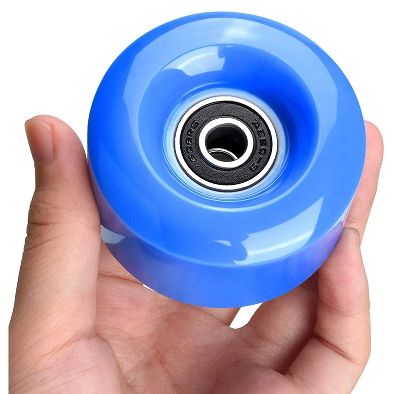 

8 Pack 58X32mm, 82A Outdoor/Indoor Quad Roller Skate Wheels, Durable Wear-Resistant PU Wheels Replacements