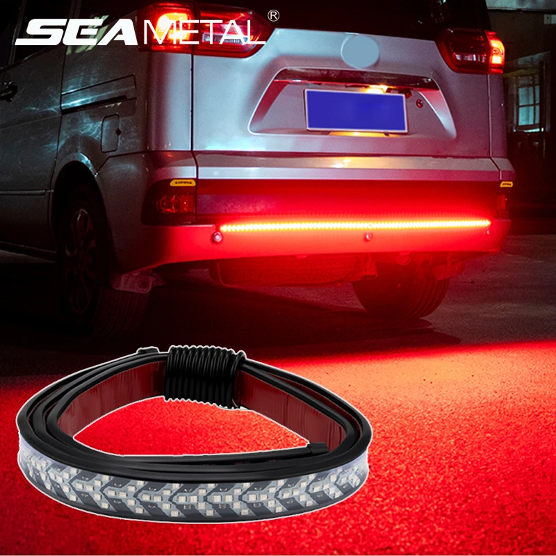 Светодиодный фонарь заднего тормоза для автомобиля 12 В водонепроницаемый гибкий