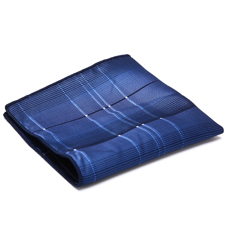 

Luxury Men's Handkerchief Polka Dot Striped Floral Printed Hankies Polyester Hanky Business Pocket Square Chest Towel 23*23CM