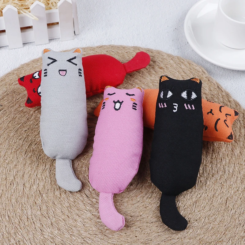 1 шт. игрушки для жевания кошек милая Подушка Интерактивная домашних животных