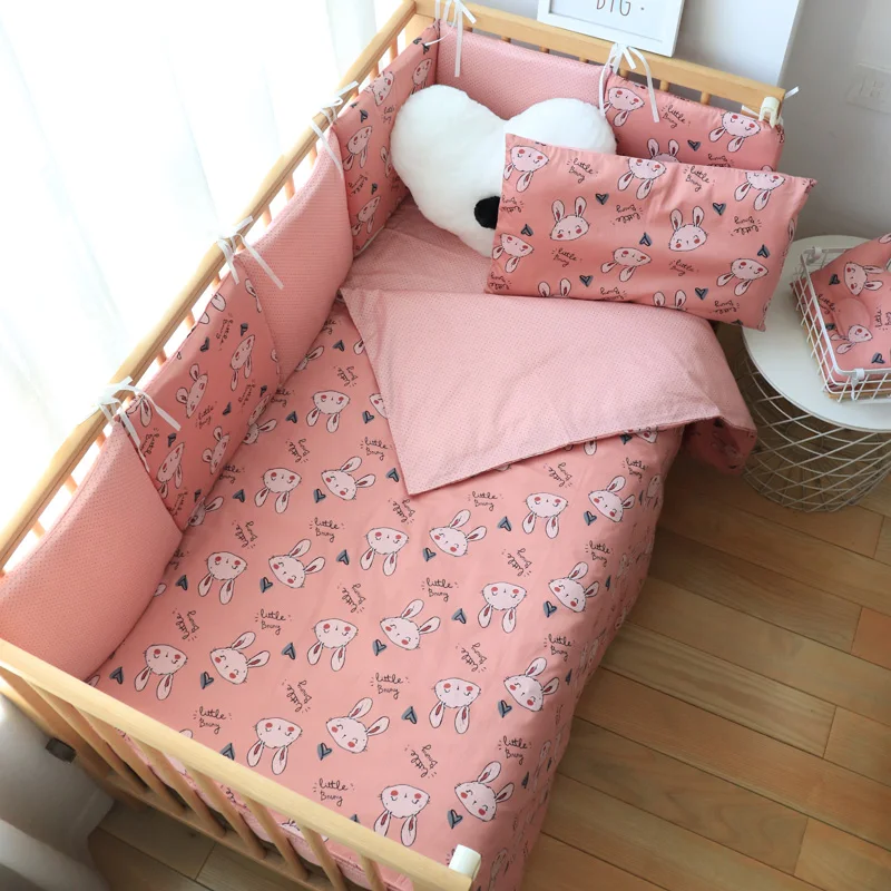 Детский комплект постельного белья для новорожденных тканый хлопковый мягкий