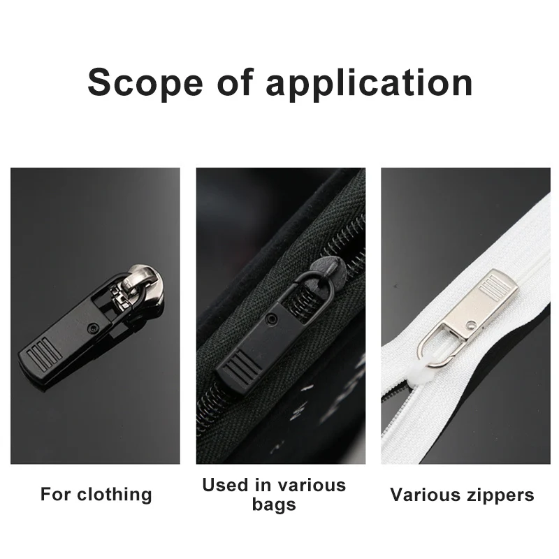 

Newly 5/8pcs Repair Pull Tabs Practical Detachable Premium Zipper Pull Zipper Fixer for Clothing Bag