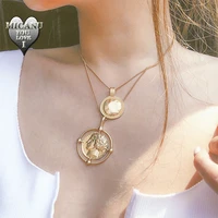 colares coin pendant layered vintage neckless chain kettingen voor vrouwen harajuku accessories ofertas relampago apex legends