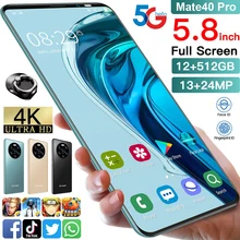 Smartphone S21 Ultra, Version globale, 12 go + 512 go, 6800mAh, 7.3 HD pouces, caméra 1440x3200, 5G, Android 10.0  (1)