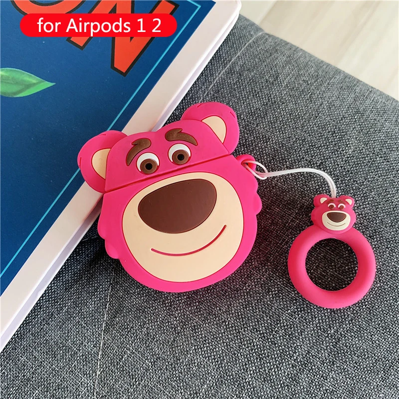 313 Для Apple Airpods чехол силиконовые милые аксессуары для мультяшных Airpods 2 Наушники коробка Беспроводная bluetooth-гарнитура защитный чехол - Цвет: 313