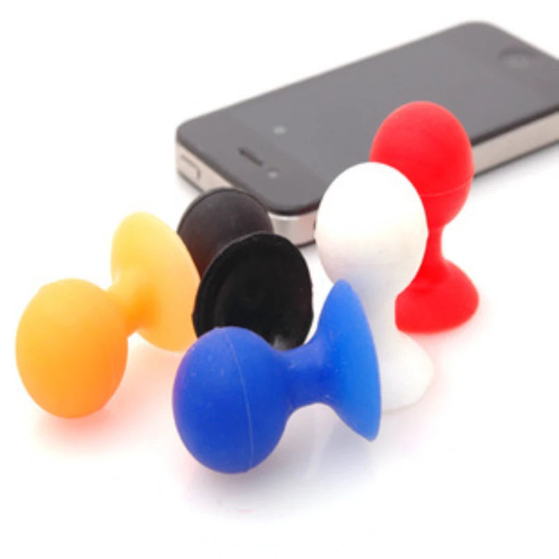 3pcs  Rubber Octopus Sucker Ball Stand Holder for iPod iPhone Samsung iPhone,tablet pc,Cup Holder Sucker Stand For Mobile Phones