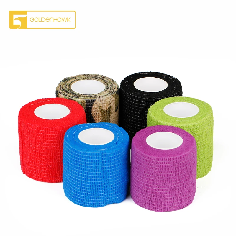 

Colorful Disposable Tattoo Bandage Grip Self-Adhesive Elastic Non-woven Sport Wrap Tape Tattoo Permanent Makeup Accessories