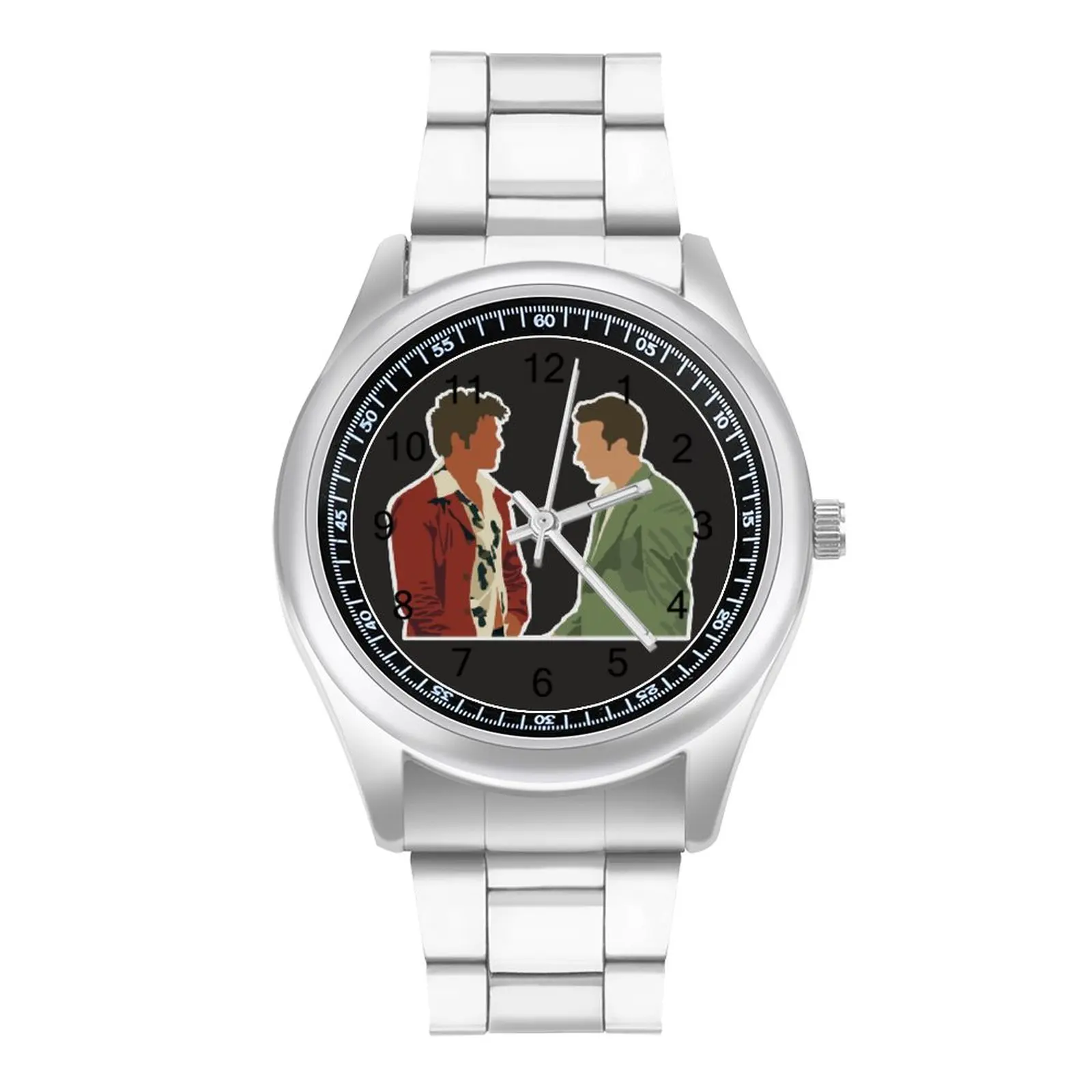 

Fight Club Quartz Watch Stainless Photo Wrist Watch Teens Home Colored Photo Wristwatch