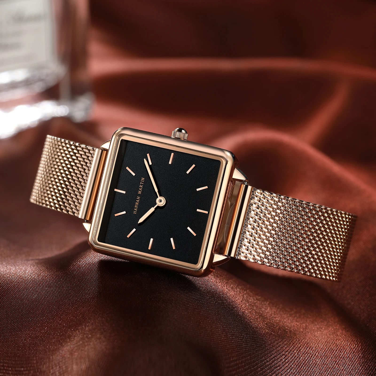 Женские наручные часы Hannah Martin оригинальный дизайн простые модные женские цвета
