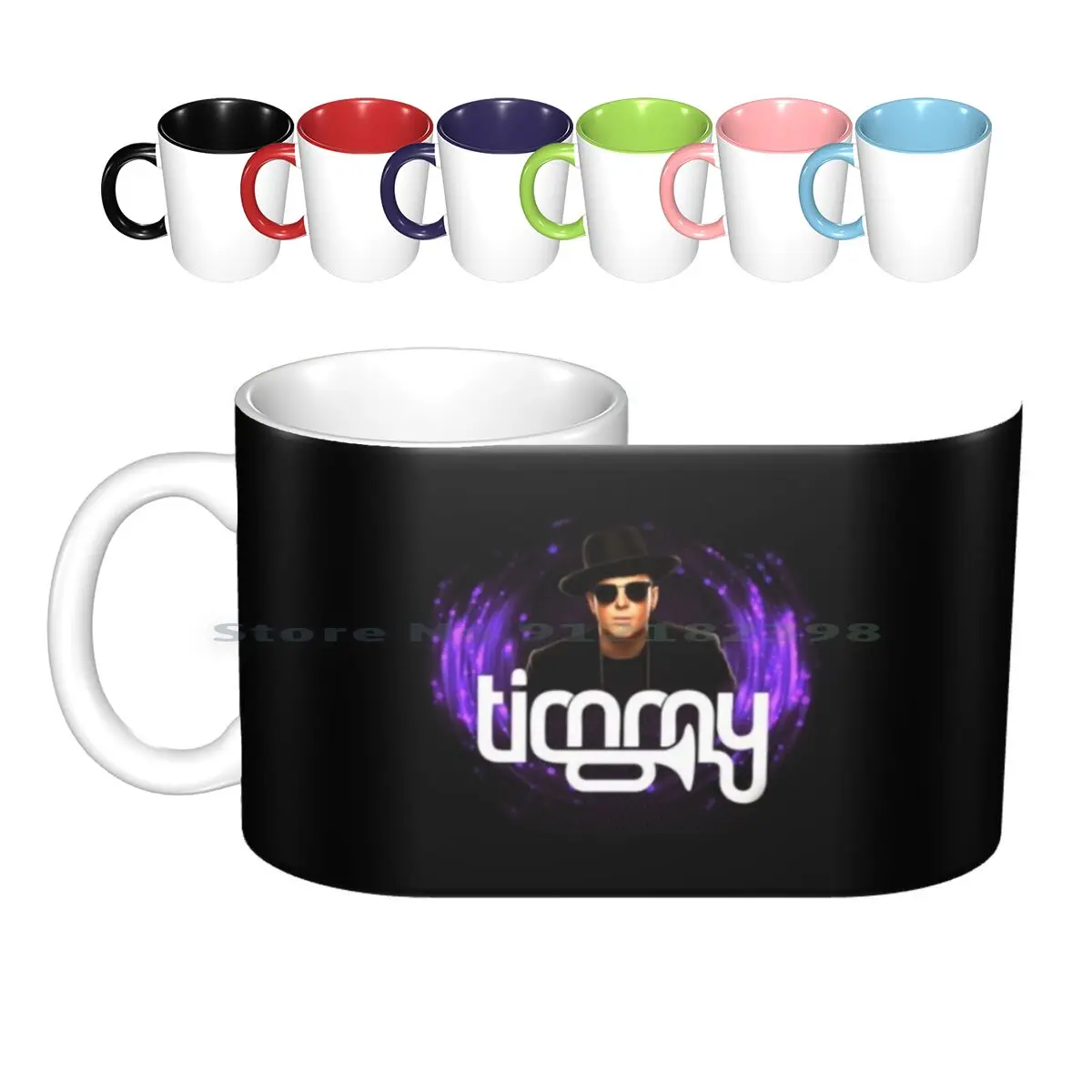 

Керамические кружки Mr. Timmy, чашки для кофе, кружка для молока и чая, Timmy, труба для музыки, Dj, Джазовый продюсер, инструмент, креативный тренд