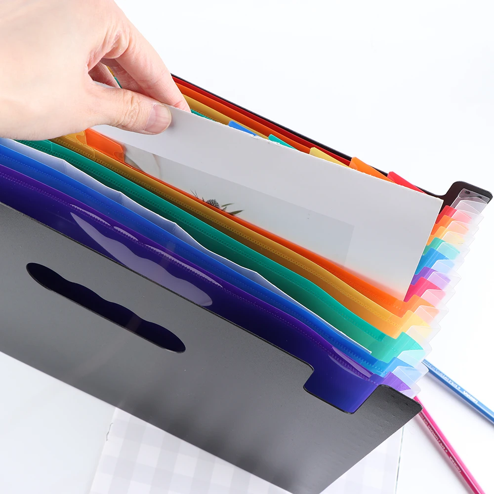 Раскладушка для документов формата А4 с откидной крышкой Складная расширяющаяся