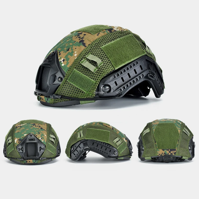 Тактический Быстрый Шлем камуфляжный чехол военный страйкбол Пейнтбол шлем для
