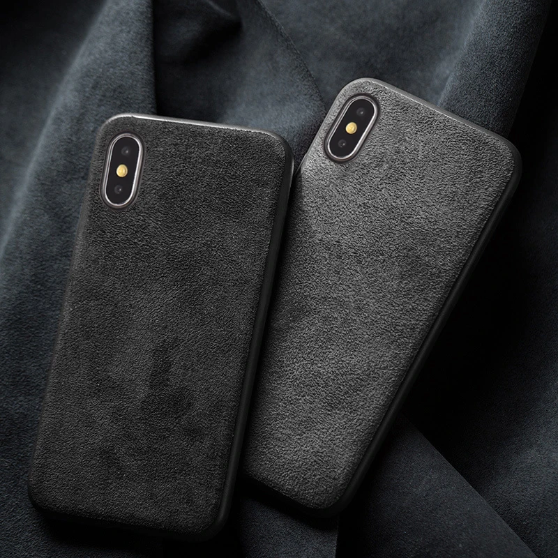 Чехол для Телефона IPhone 12 Mini SE 2020 Apple 11 Pro X Max 6 6S 7 8 Plus чехол из мягкой замши кожи ТПУ
