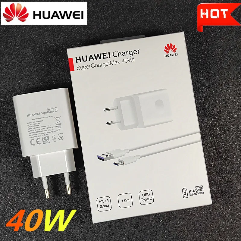 Зарядное устройство Huawei 40 Вт 10 в 4 а с европейской вилкой|Зарядные устройства для