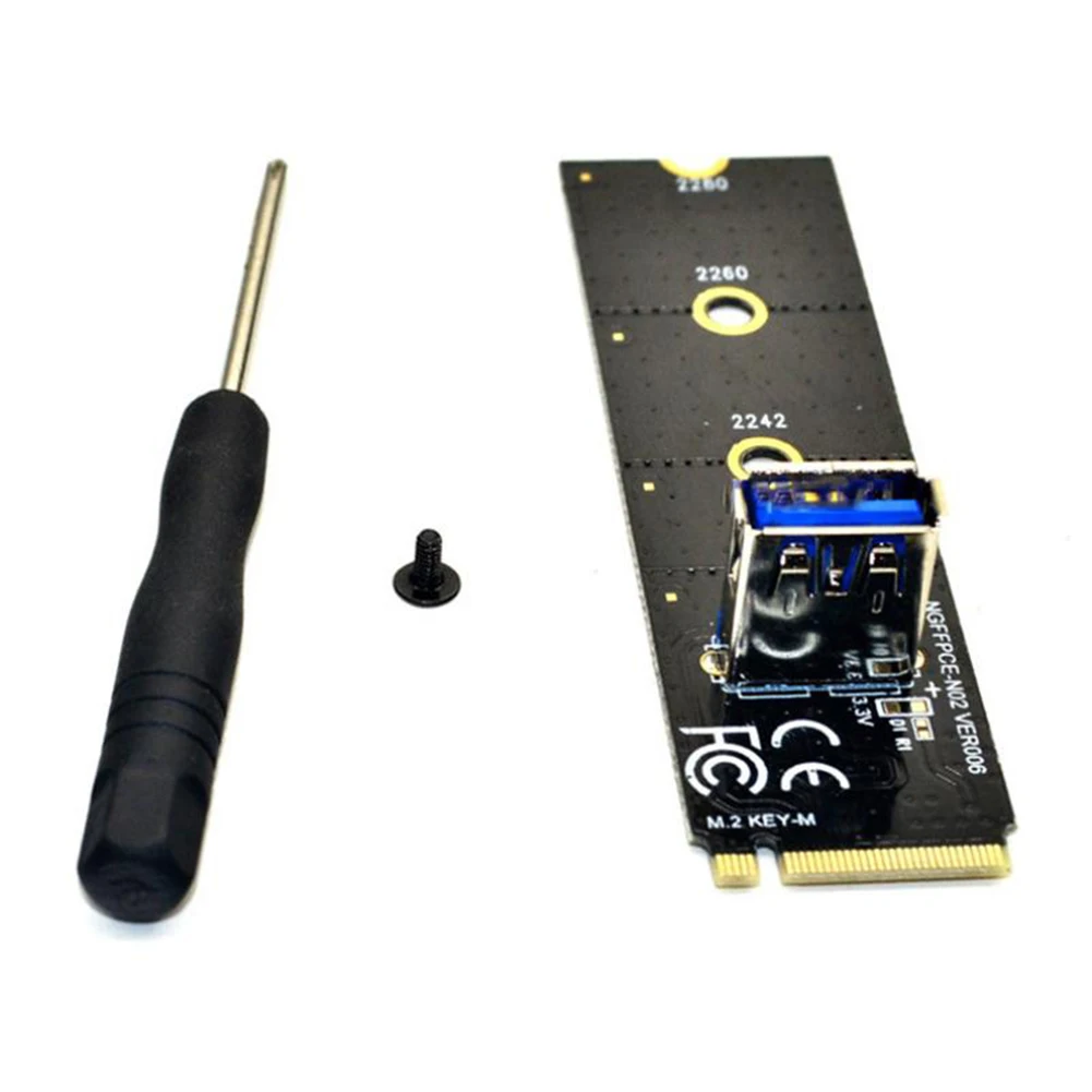 

Плата преобразователя M.2 NGFF на PCI-E X16, USB, плата расширения