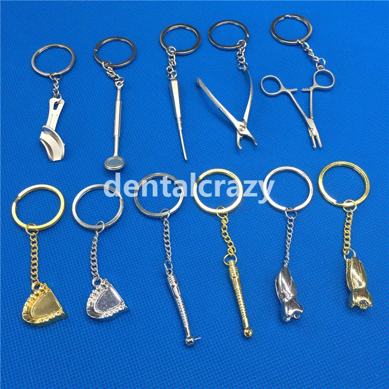 1 шт. подарок стоматологическая клиника ассорти брелок для стоматолога