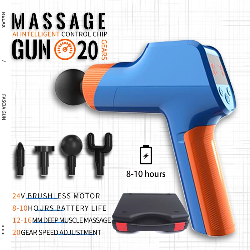 Массажный пистолет глубокая ткань перкуссия мышечный массаж для облегчения боли