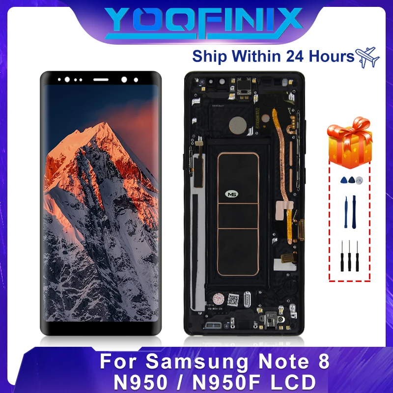 Оригинальный ЖК-дисплей для Samsung Galaxy Note 8 N9500 N9500F дисплей сенсорный экран
