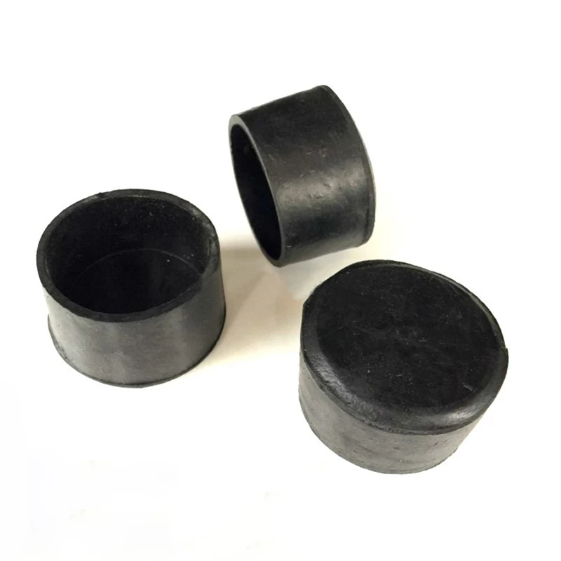 

2/10PCS Black Rubber Chair Table Feet Stick Pipe Tubing End Cover Caps 10 12 15 16~45mm