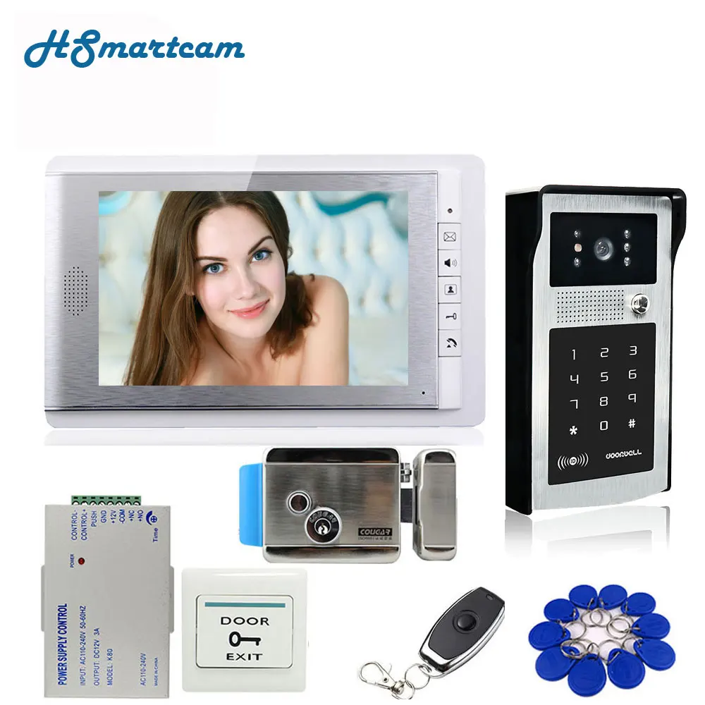 

Видеодомофон HSmartcam 7 дюймов Wired