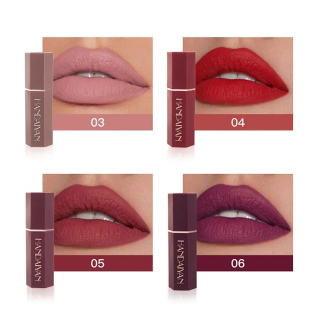 Помада для макияжа Профессиональная Матовая разноцветная долговечная