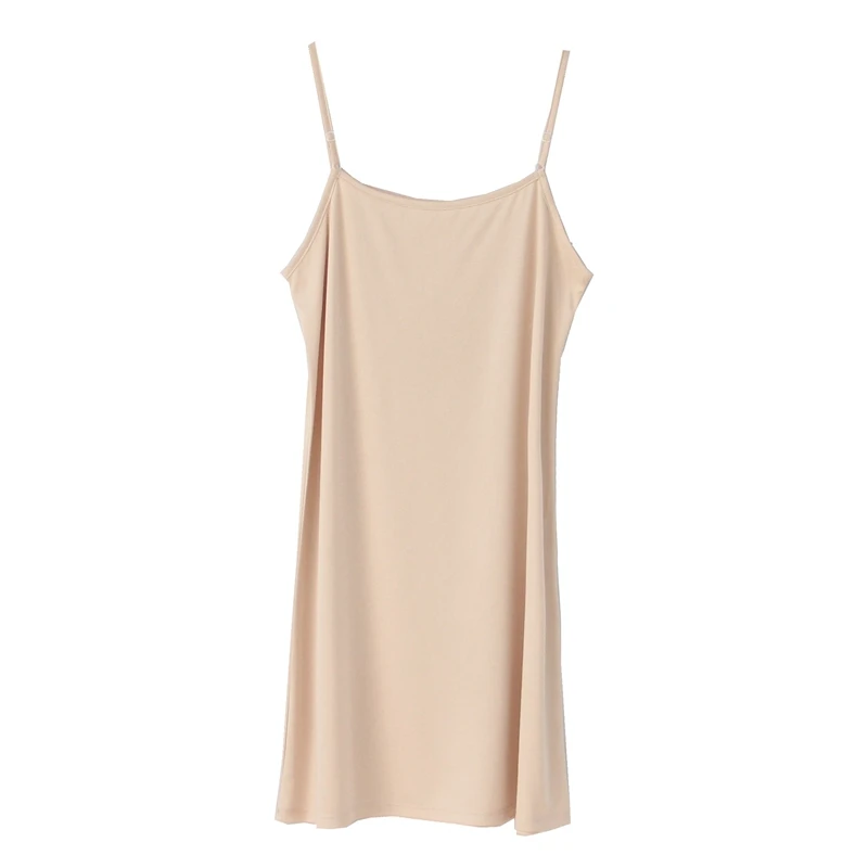 Новинка летние женские комбинации без рукавов базовые универсальные на