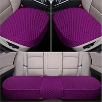 car seat cover flax non slip auto seat cushion protective cover for mini interior accessories breathable chairs mats pads