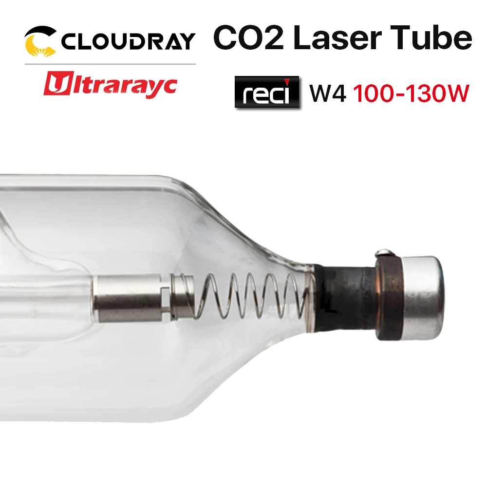 Ultrarayc W4 100W СО2 лазерная трубка деревянный ящик упаковочная длина 1400 Dia. 80 мм для CO2