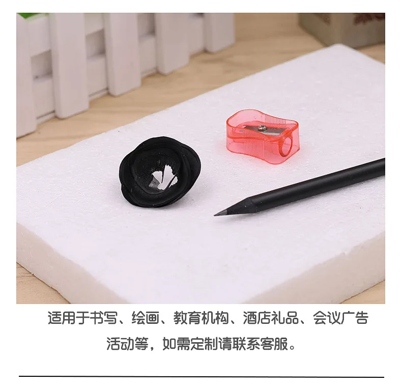 Профессиональный карандаш эскиз HB круглый бар матовый черный Смола художник