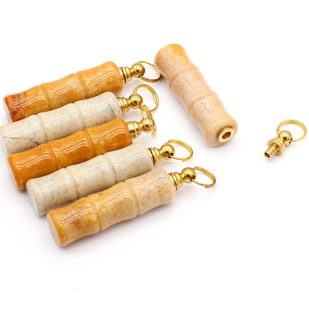 1 шт. флакон для духов из натурального кораллового нефрита |