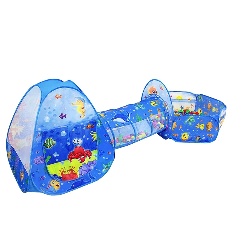 

Детские шарики, палатка и детский туннель, игрушка для игрового домика для детей, игры в помещении и на открытом воздухе, лучшие подарки для ...