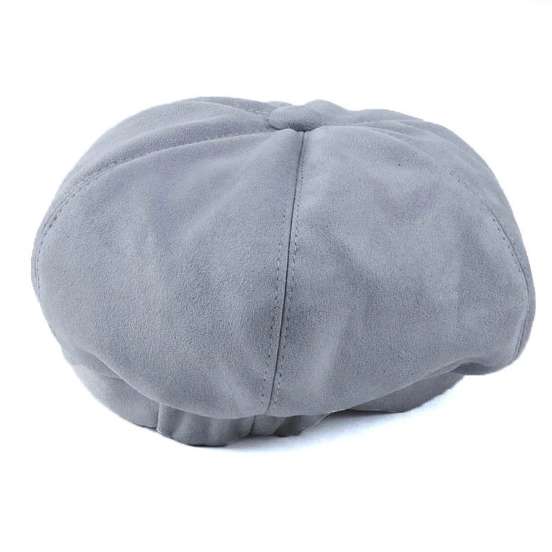 Осень зима 2020 мужские и женские буквенные береты с вышивкой Женский дорожный