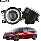 2 шт. Автомобильный светодиодный противотуманный светильник Halo Кольцо глаза ангела дневного светильник DRL 12V для Peugeot 308 2013 2014 2015 2016 2017 2018