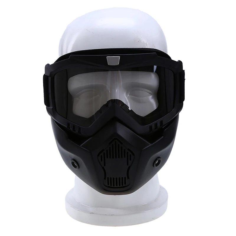 Posbay маска на шлем с полным лицом для глаз очки катания лыжах езды мотоцикле