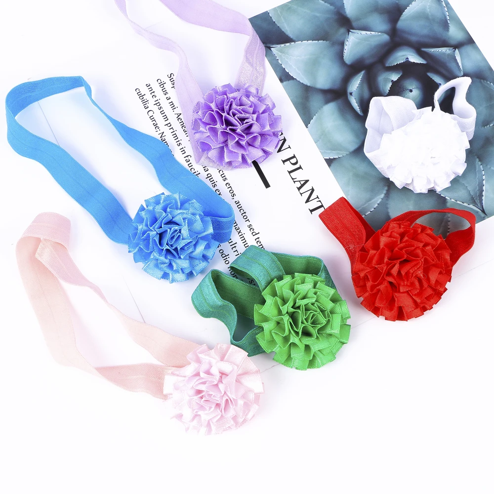 3 шт./компл. Детская повязка на голову с цветами для ног красивая эластичная