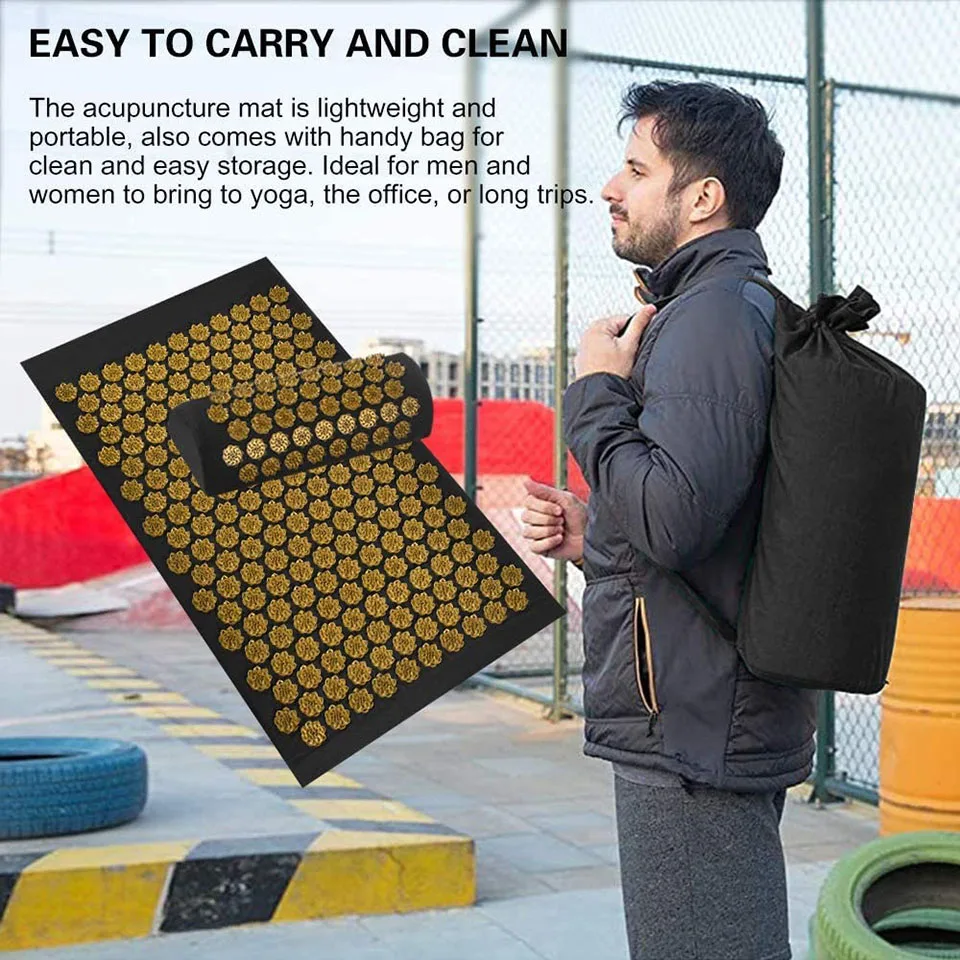 Акупунктурный Массажный коврик KoKossi акупрессурный для снятия стресса боли в