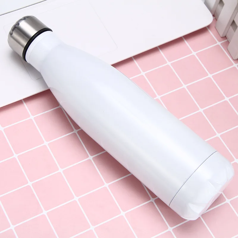 17oz Sublimation Cola Bottle Stainless Steel Double Wall Insulated Coffee Mug Vacuum Outdoor DIY Water | Дом и сад